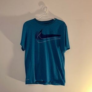 Heathered Sapphire Blue Nike Shirt